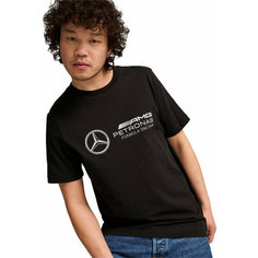 Футболка PUMA Mercedes-AMG Petronas F1 ESS Logo Tee, размер S, черный