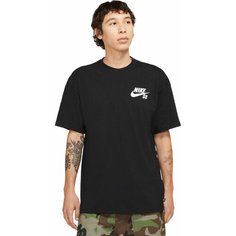 Футболка спортивная NIKE SB Logo Skate T-Shirt, размер XL, черный