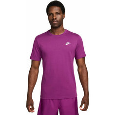 Футболка NIKE NSW CLUB TEE, размер S, фиолетовый