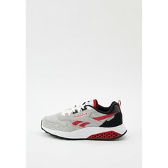 Кроссовки Reebok Classic Leather Hexalite, полнота F (EU)/ на среднюю стопу, размер 9,5 US, серый/красный/черный