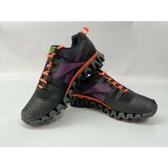 Кроссовки Reebok Zigwild Trail 6, полнота F (EU)/ на среднюю стопу, размер 10 US, фиолетовый, черный, оранжевый
