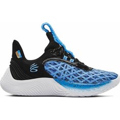 Кроссовки Under Armour CURRY 9 STREET, полнота F (EU)/ на среднюю стопу, размер 8,5/10 US, синий