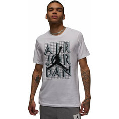 Футболка NIKE Jordan Brand Jumpman Stack Tee, размер L, белый