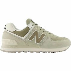 Кроссовки New Balance 574, полнота F (EU)/ на среднюю стопу, размер 6 US, зеленый