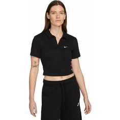 Поло спортивное NIKE Essential Short-Sleeve Polo, размер XS, черный
