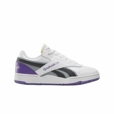 Кеды Reebok BB 4000 II PT W, полнота F (EU)/ на среднюю стопу, размер 6,5 US, фиолетовый, белый, серый