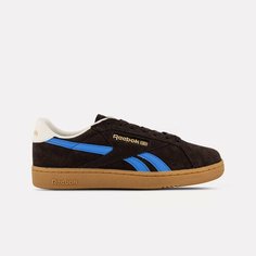 Кеды Reebok Club Classic Grounds UK, полнота F (EU)/ на среднюю стопу, размер 10 US, коричневый/синий