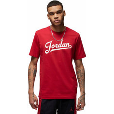 Футболка NIKE M J FLT MVP WM SS CREW, размер XS, красный
