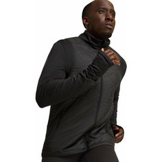 Куртка спортивная PUMA RUN CLOUDSPUN WRMLBL PADDED JACKET, размер XXL, черный