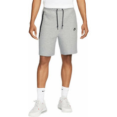 Шорты спортивные NIKE M NK TCH FLC SHORT, размер L, серый