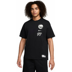 Футболка спортивная NIKE Max90 Basketball T-Shirt, размер L, черный