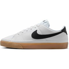 Кеды NIKE Court Legacy Next Nature, полнота F (EU)/ на среднюю стопу, размер 5,5 US, белый