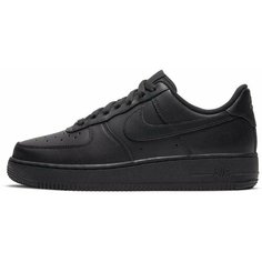 Кеды NIKE WMNS AIR FORCE 1 07, полнота F (EU)/ на среднюю стопу, размер 7,5 US, чёрный