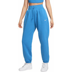 Брюки спортивные NIKE NSW PHNX FLC HR OS PANTS W, размер XS, cиний