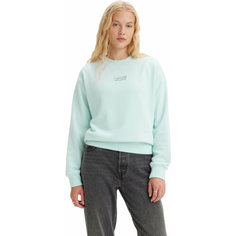 Свитшот Levis Women Graphic Standard Crew, размер S, , голубой Levis®