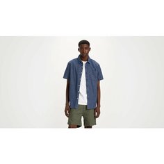Рубашка Levis Men Short Sleeve Classic 1 Pocket Standard Shirt, размер M, синий Levis®