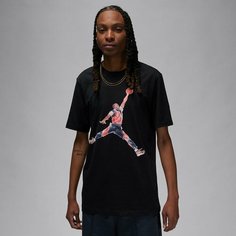 Футболка NIKE M J BRAND JM WTRCLR SS CREW, 1 шт., размер S, черный