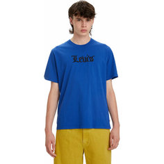 Футболка Levis Men Relaxed Fit Graphic Tee, 1 шт., размер L, синий Levis®