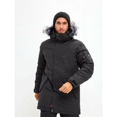 Парка TISENTELE Зимняя, размер 52 (XL), черный