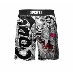 Шорты для единоборств CODY LUNDIN WHITE LION, размер 8 size, разноцветный