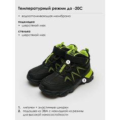 Ботинки playToday, размер 38, черный