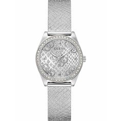 Наручные часы GUESS, серебряный