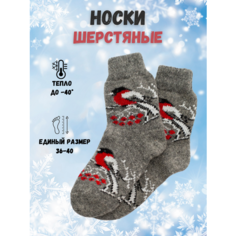 Носки , размер универсальный, серый Без Бренда