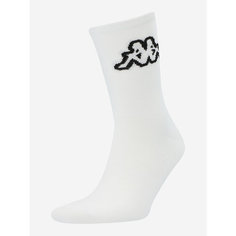 Носки Kappa, размер 39-42, белый/черный