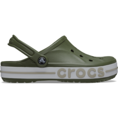 Сабо Crocs Bayaband Clog, размер M6/W8 US, темно-зеленый/серый