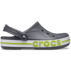 Сабо Crocs Bayaband Clog, размер M13 US, серый/лайм