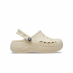 Сабо Crocs Baya Platform Clog, размер M5/W7 US, бежевый
