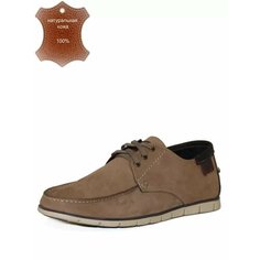 Мокасины LEON’s GRIN, размер 42, коричневый