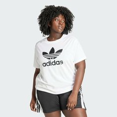 Футболка спортивная adidas Originals Adicolor Trefoil Boxy, размер 3X NUM, white