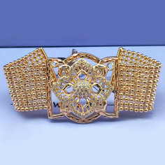 Браслет XUPING JEWELRY, циркон, 1 шт., золотой