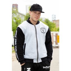 Толстовка размер 3XL, , серый меланж 4622406623520