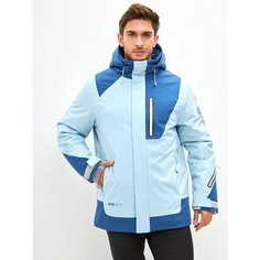 Куртка TISENTELE Горные лыжи и Сноуборд, размер 52 (XL), голубой