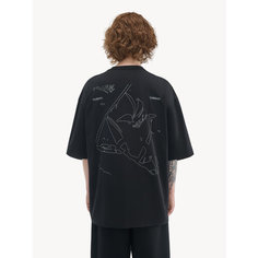 Футболка MUTED, размер 4XL/5XL, черный