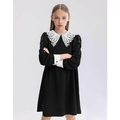 Школьное платье Gloria Jeans GJ COOL, размер 6-8л/122-128, черный