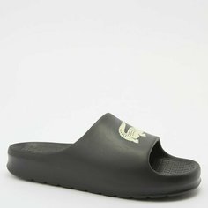 Шлепанцы LACOSTE, размер 39.5, черный