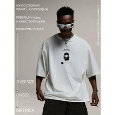 Футболка METRICA, размер 52-54, белый