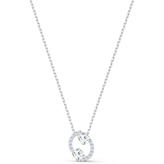 Колье SWAROVSKI, кристаллы Swarovski, длина 42 см, серебристый/золотой
