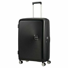 Чемодан American Tourister, 97 л, размер L, черный