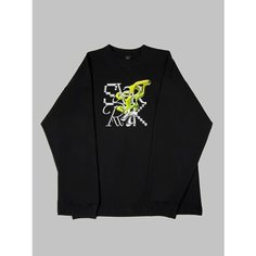 Лонгслив SOLAR PUNK, размер one size, , черный