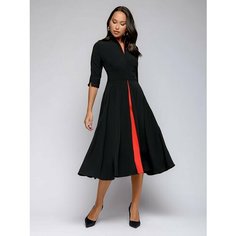 Платье 1001dress, размер XS, черный/красный