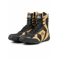 Боксерки LONSDALE Heskin, размер 10, черный/золотой