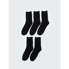Носки LC Waikiki, комплект, 5 пар, размер 36/38, black