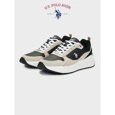 Кроссовки U.S. POLO ASSN., полнота 6 (RU)/ на среднюю стопу, размер 38, серый