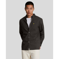 Рубашка Lyle & Scott Plain Oxford Shirt, размер S, серый