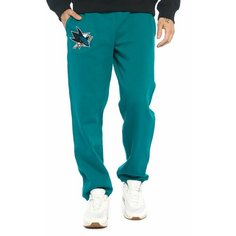 Брюки Atributika & Club San Jose Sharks, размер M, голубой