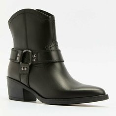 Полусапоги Tamaris, размер 37, черный